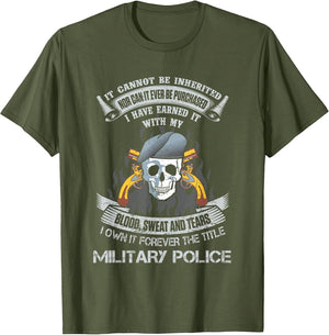 Own Forever The Title Military Police US Army MP Veteran