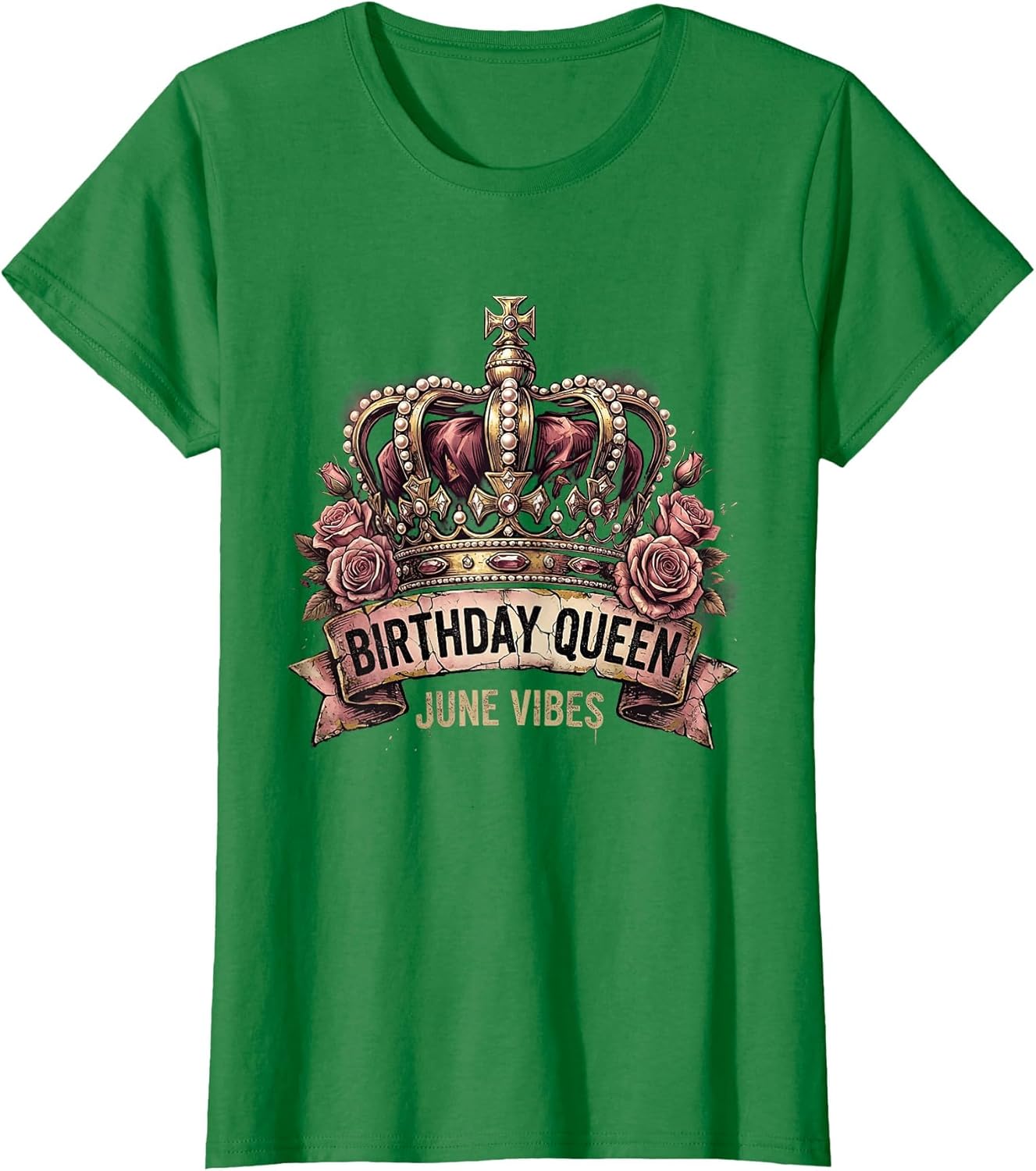 Birthday Queen June Vibes Women's Graphic Design