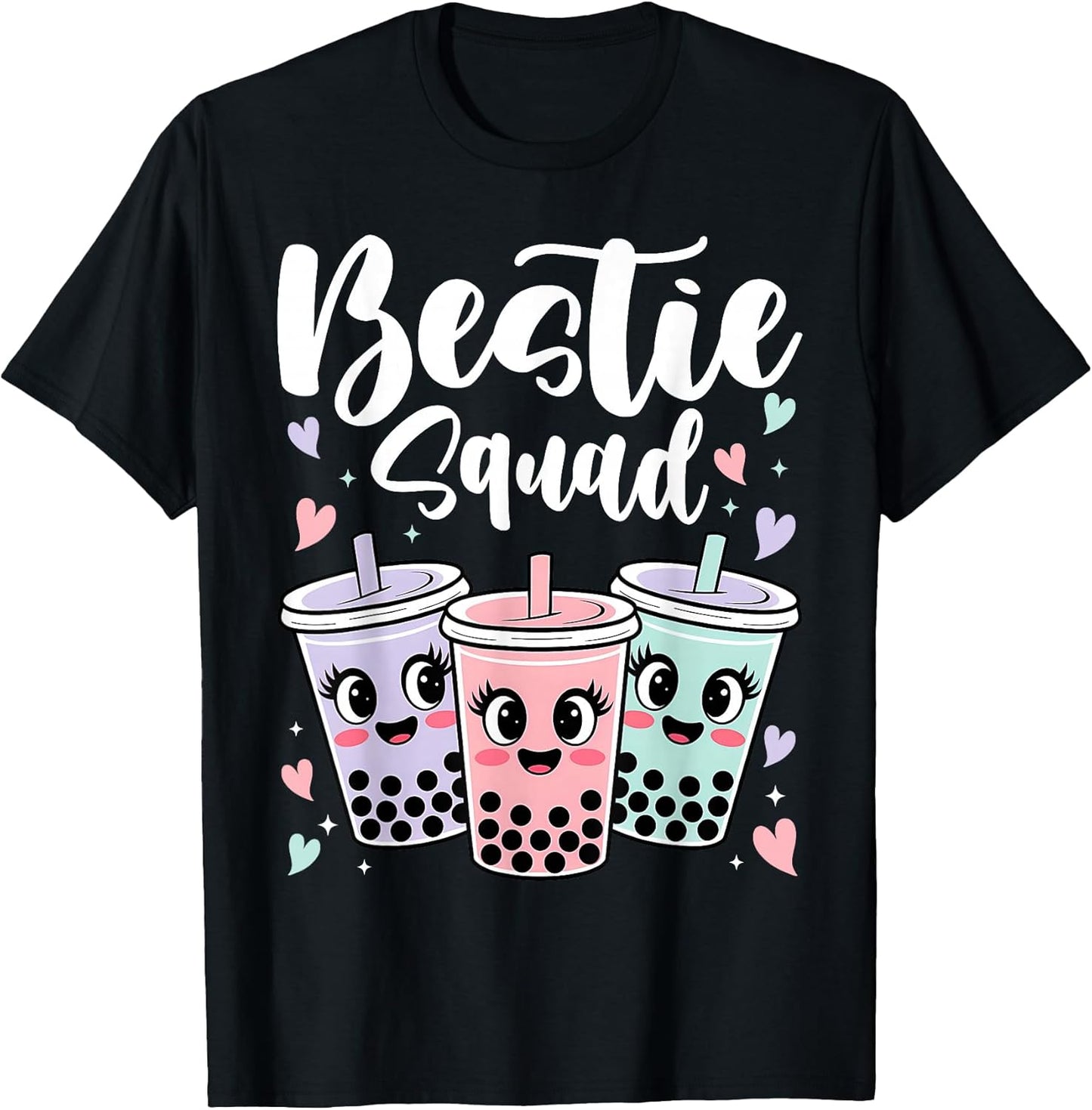 Bestie Squad Twin Day For Girls BFF Boba Tea Best Friend