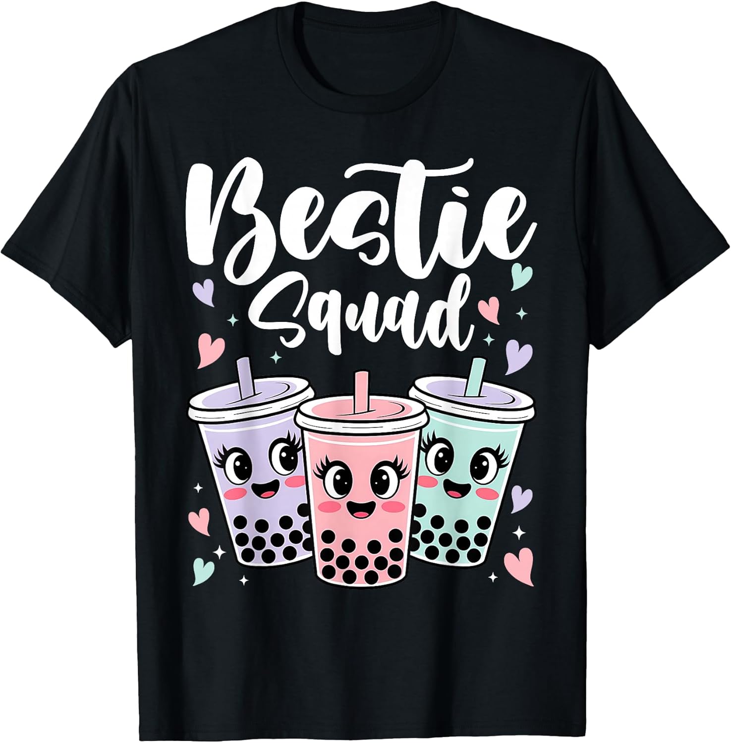 Bestie Squad Twin Day For Girls BFF Boba Tea Best Friend