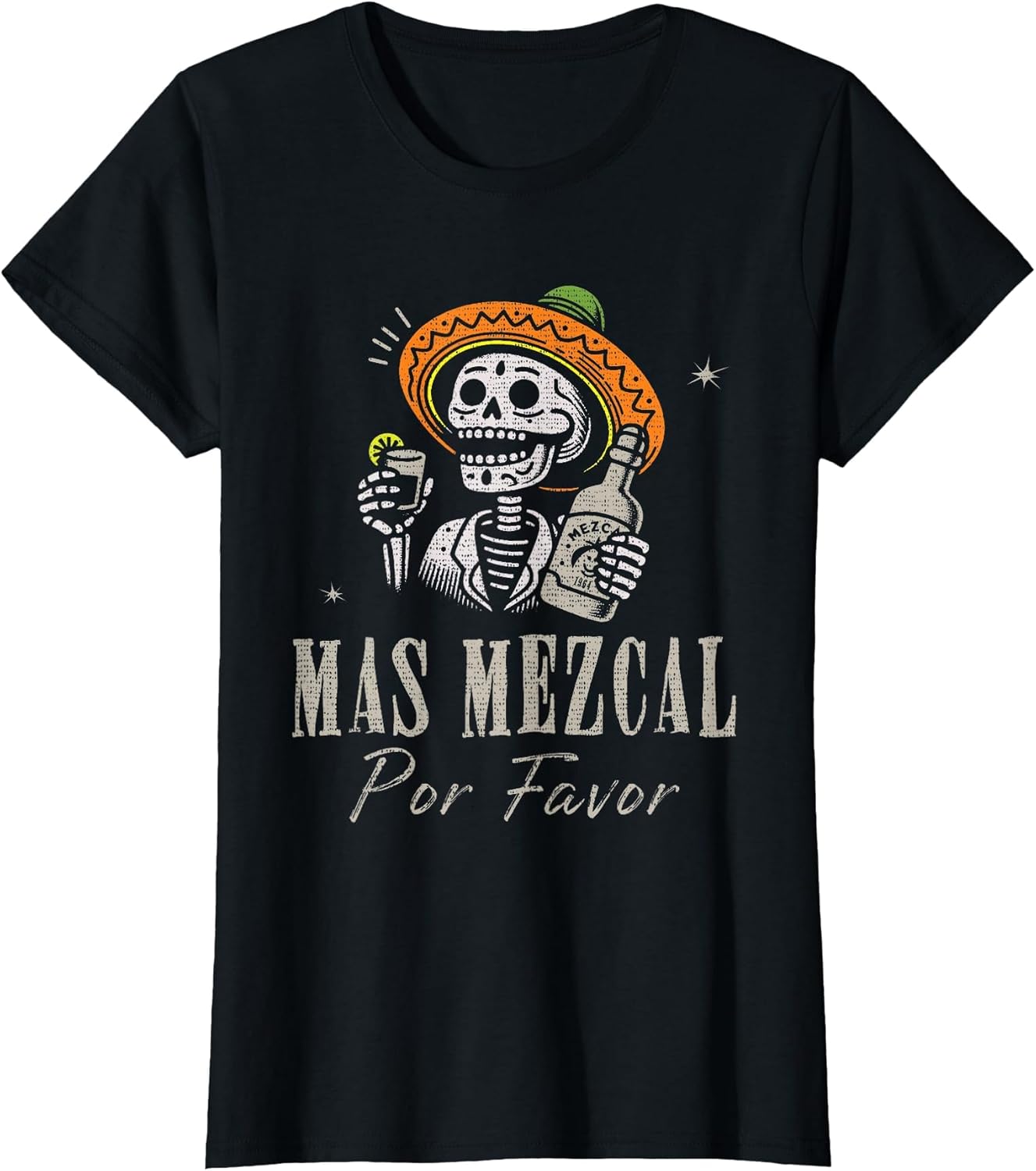Mas Mezcal Por Favor Funny Cinco De Mayo Bartender Mezcal