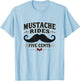 Mustache Rides Five Cents Vintage Humor Design