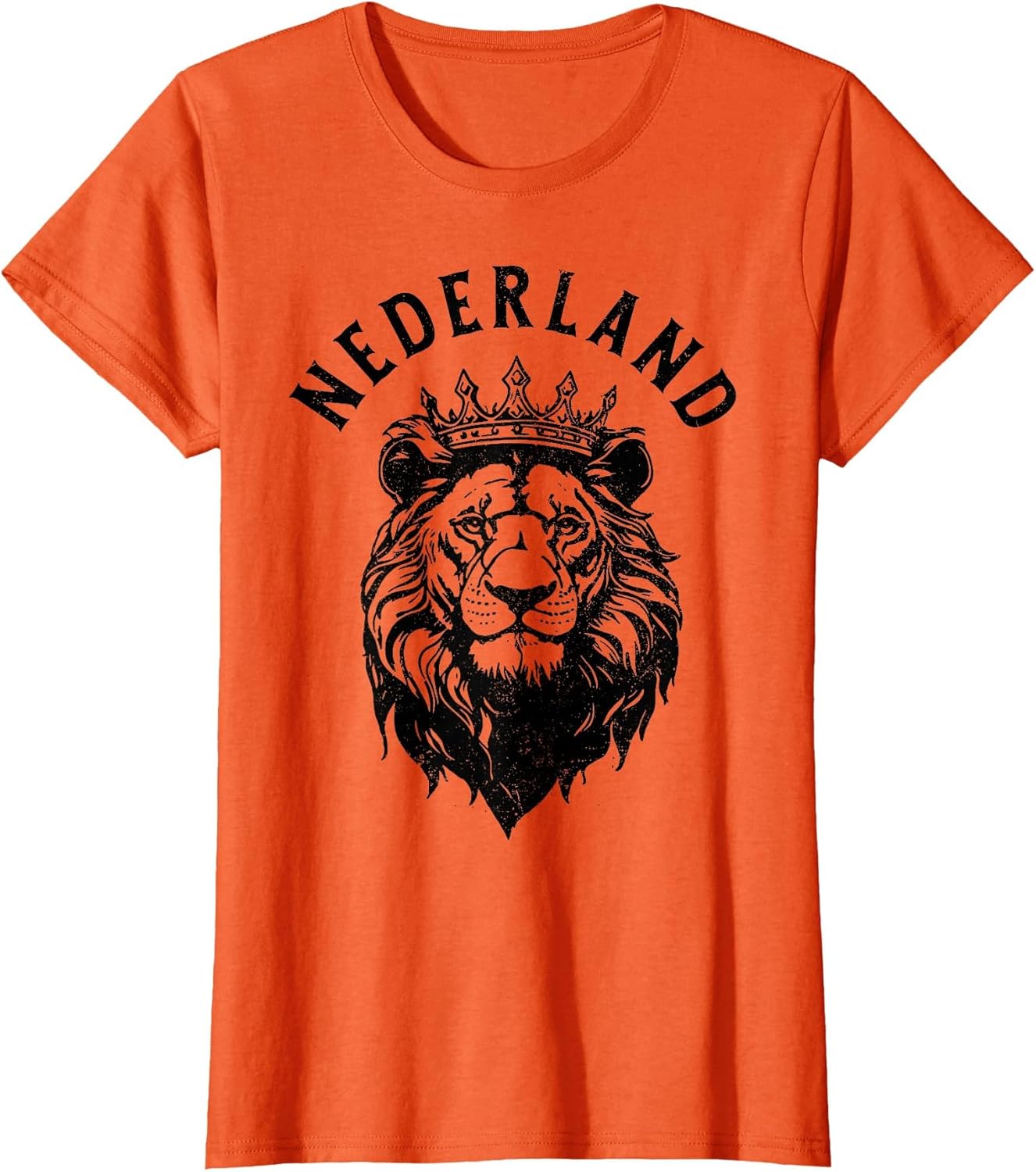Nederland Netherlands Lion Dutch Holland Vintage Orange