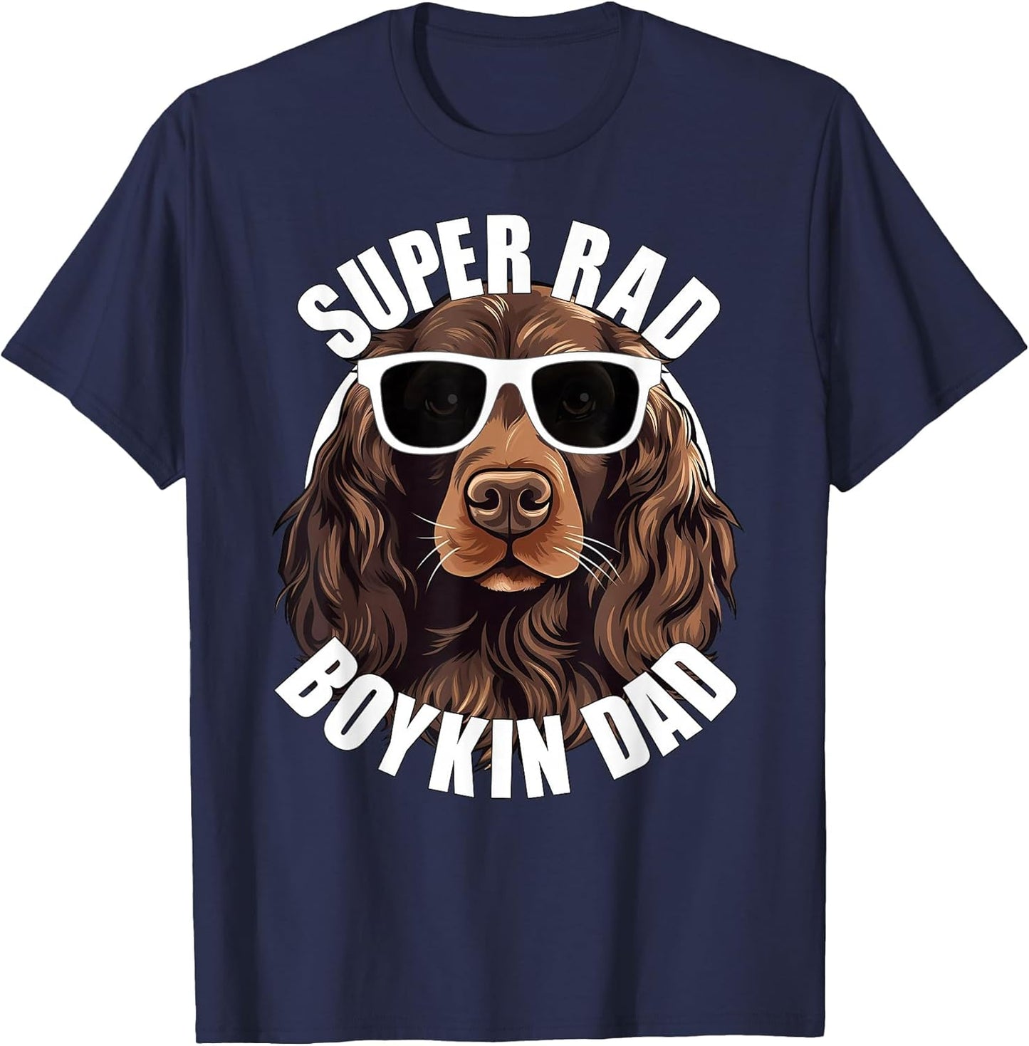 Boykin Spaniel Dad Funny Super Rad Puppy Dog Father