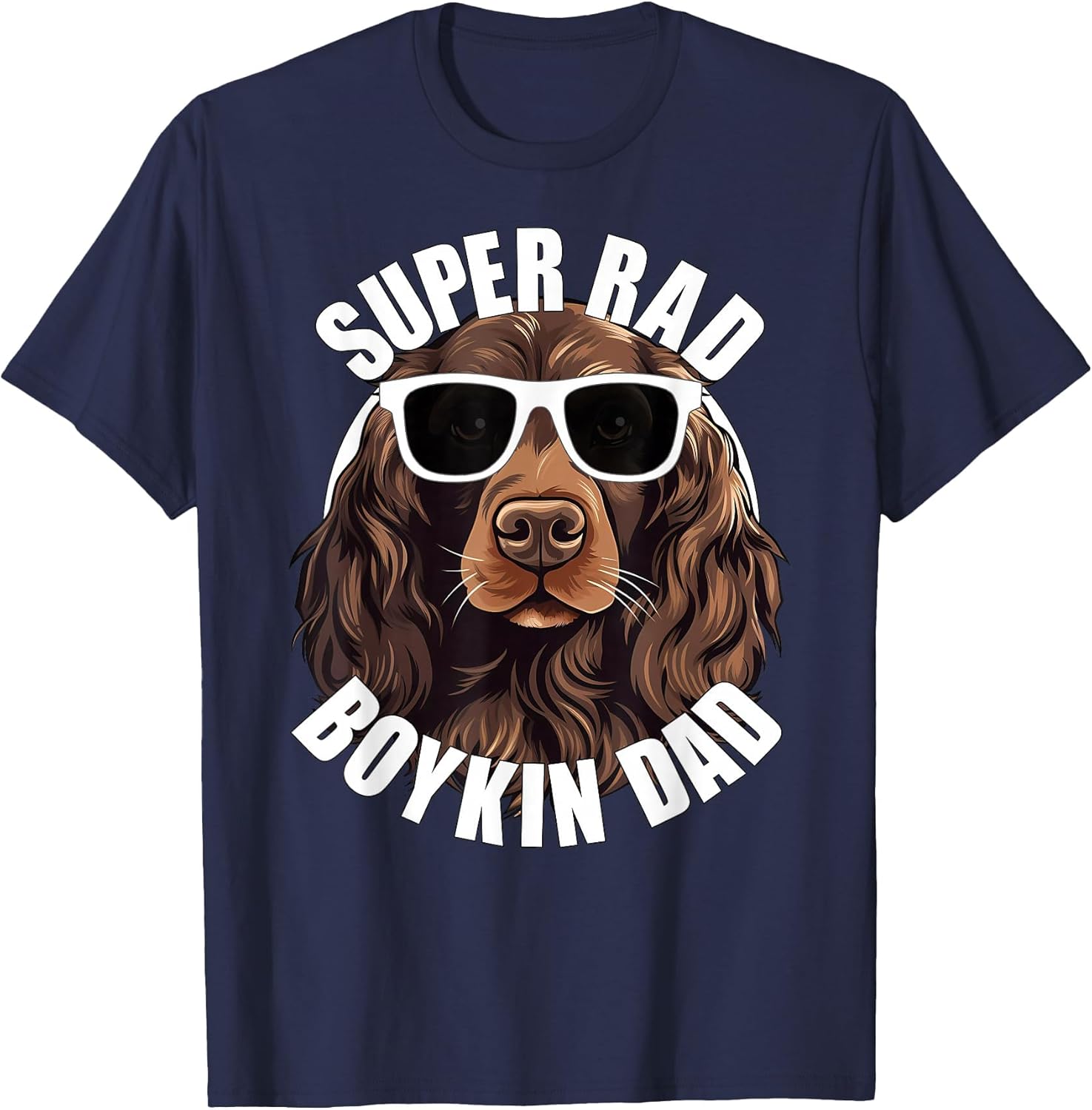 Boykin Spaniel Dad Funny Super Rad Puppy Dog Father