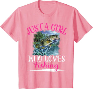 Just A Girl Who Loves Fishing Girls