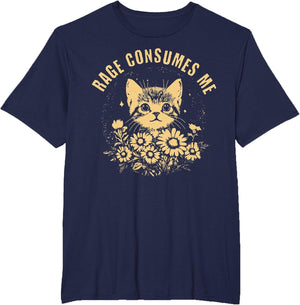 Rage Consumes Me Cute Cat Meme