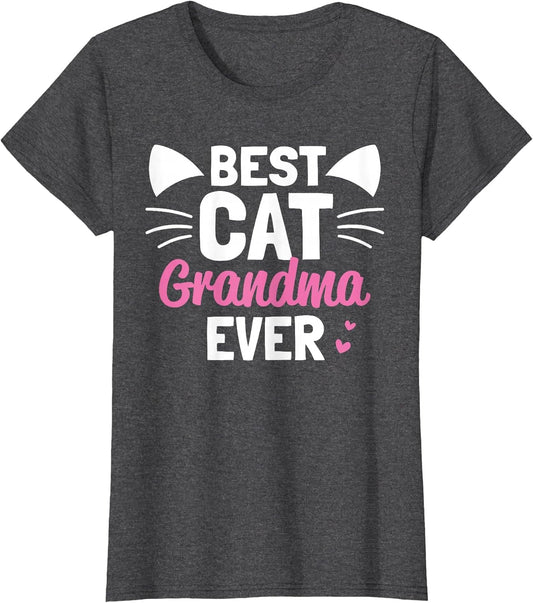 Best Cat Grandma Ever Funny Mother's Day Cat Lover