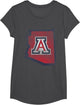 Arizona Wildcats Retro State Officially Licensed