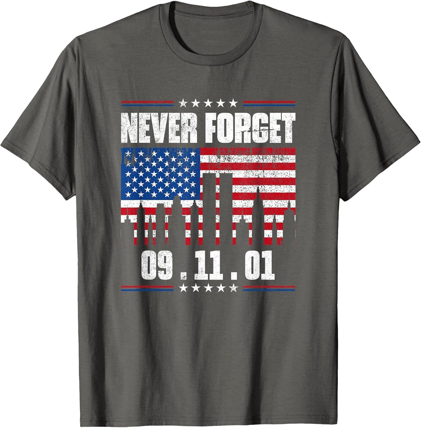 Never Forget September 11 2001 Memorial Day American Flag