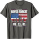 Never Forget September 11 2001 Memorial Day American Flag