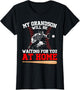 Funny My Grandson Will Be Waiting for You at Home Baseball