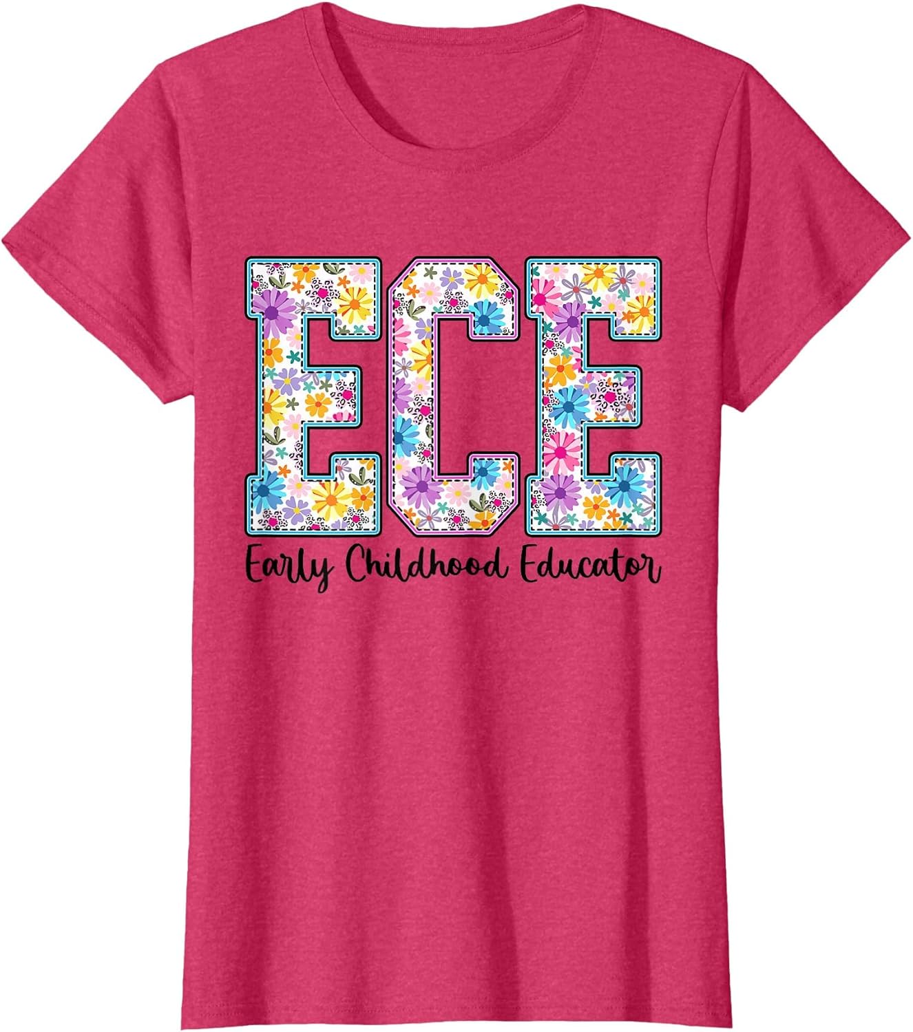 Retro ECE Early Childhood Educator Boho Floral ECE Teacher