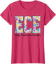 Retro ECE Early Childhood Educator Boho Floral ECE Teacher