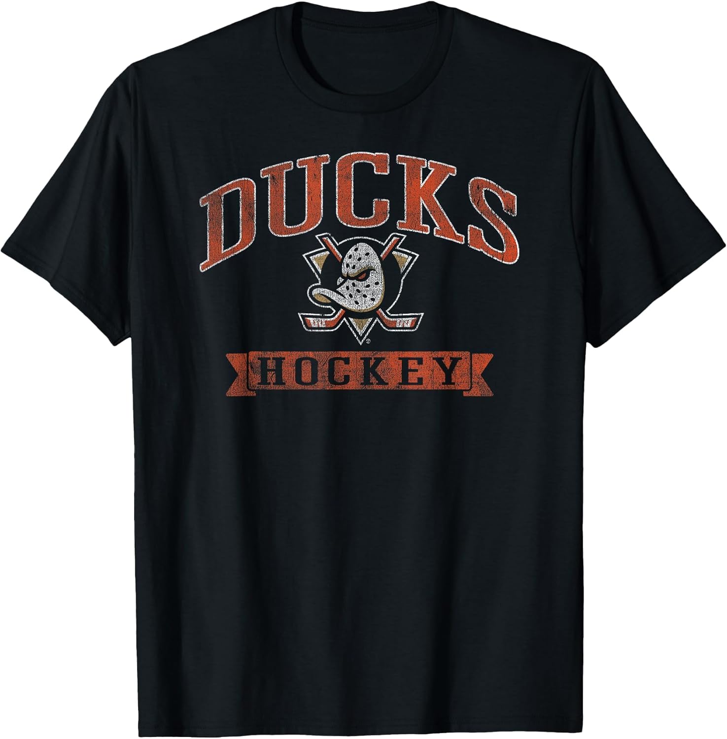Anaheim Ducks Vintage Hockey Black NHL Officially Licensed