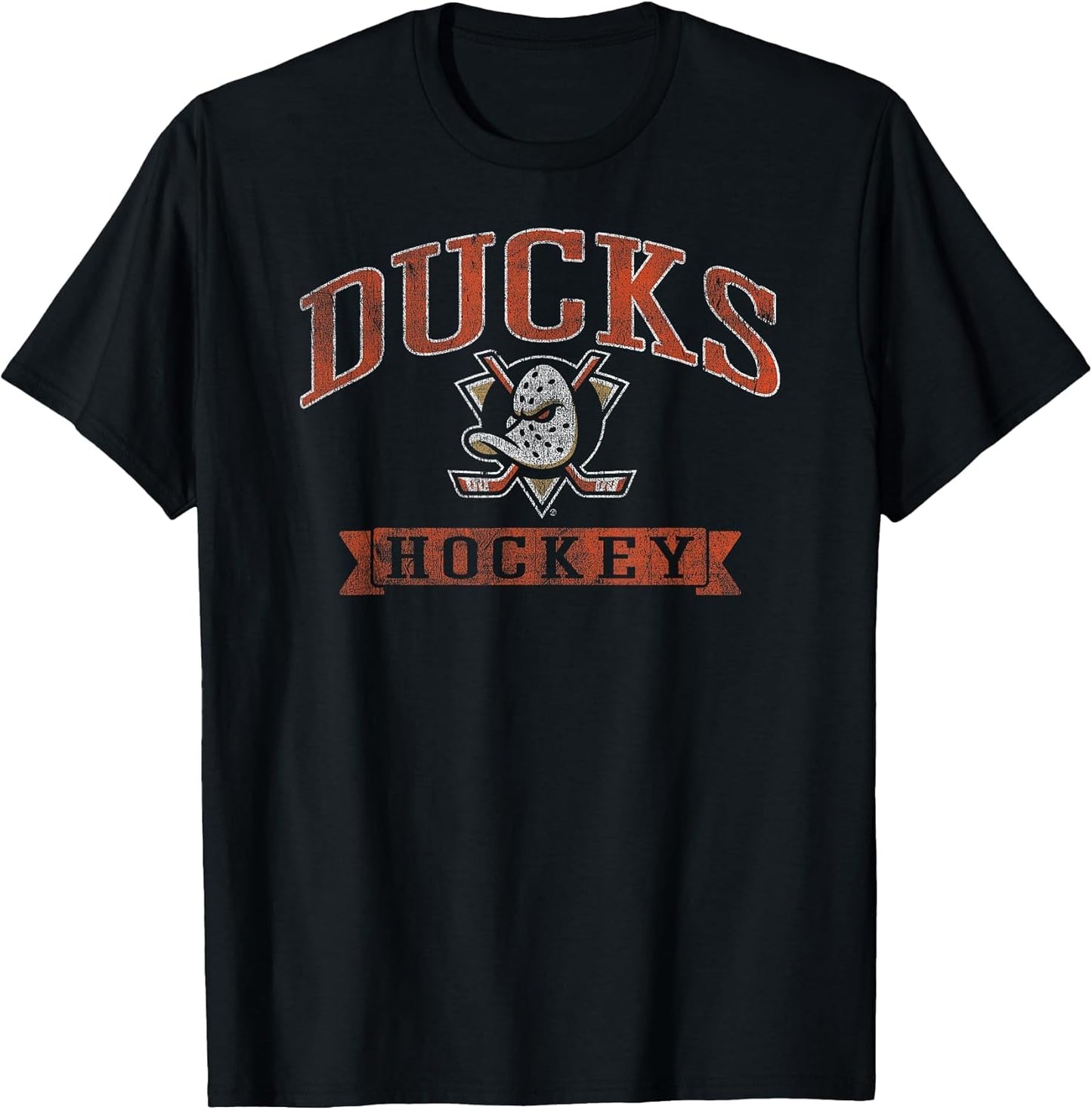 Anaheim Ducks Vintage Hockey Black NHL Officially Licensed