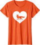 A Cute Purple or Pink Fox , Women, Orange, Medium
