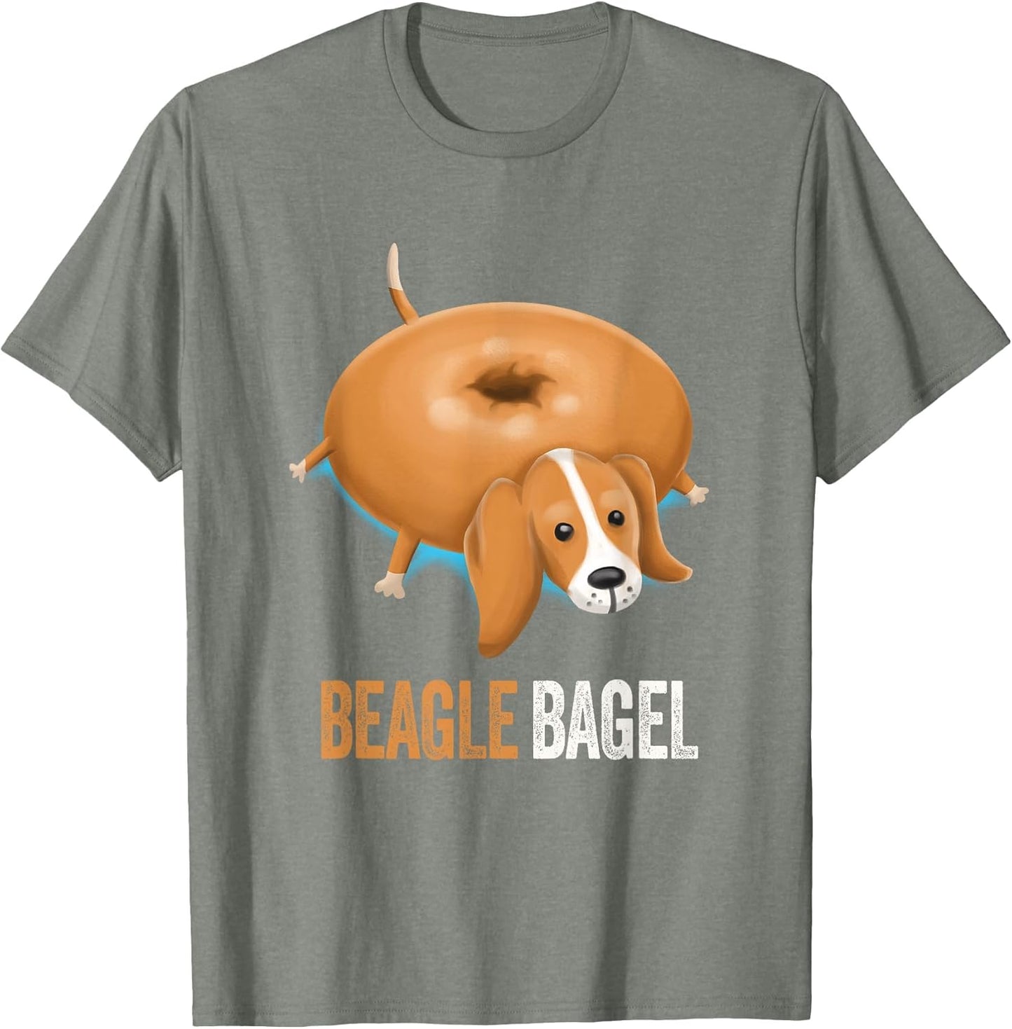 Beagle Dog Bagel Bread Pun Funny Animals