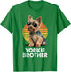 Cool Retro Yorkie Brother Funny Vintage Dog Owner