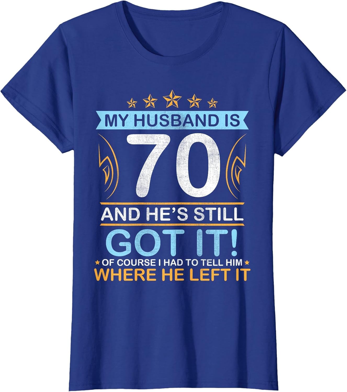 Happy Birthday My Husband is 70 Years and He's Still Got It