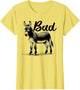 Funny Bad Ass Donkey Shirt Badass Donkey Retro Donkeys Meme