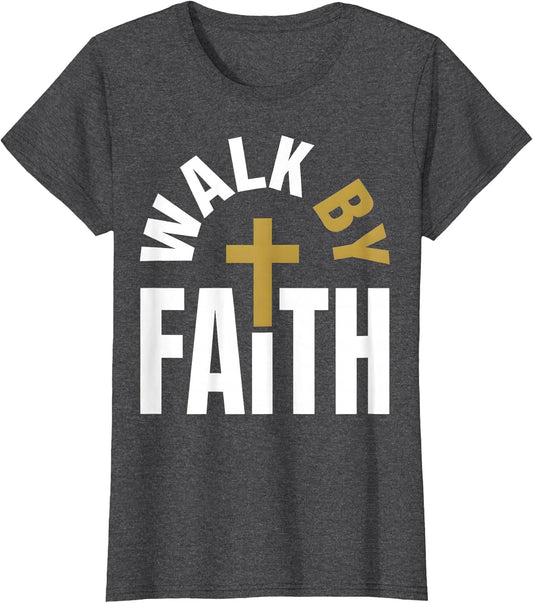 Walk by Faith Inspirational Christian Design