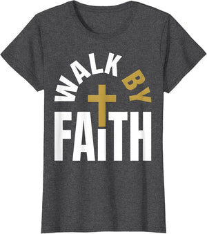 Walk by Faith Inspirational Christian Design