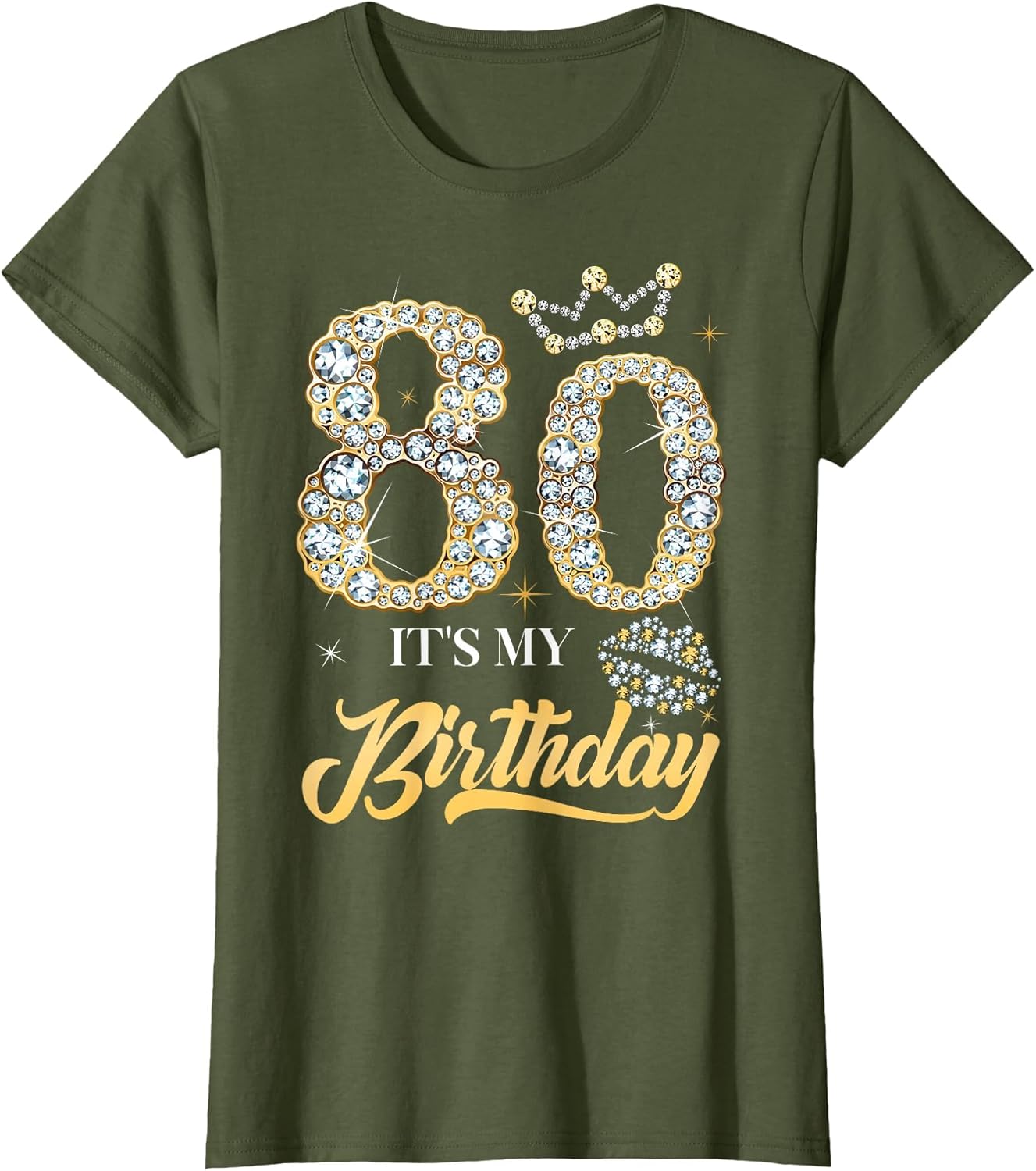 It's My 80th Birthday Diamond Shoes 80 Years Old Women
