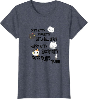 Soft Kitty Warm Kitty Cute Cat TV Show Song Sheldon Nerd