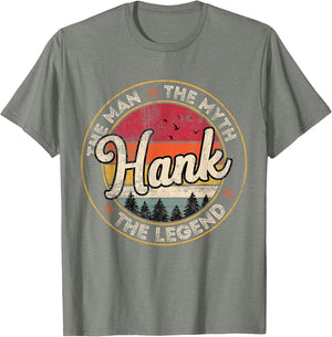 Hank The Man The Myth The Legend Personalized Name