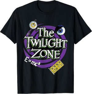 The Twilight Zone Title Halloween Spiral Door Purple