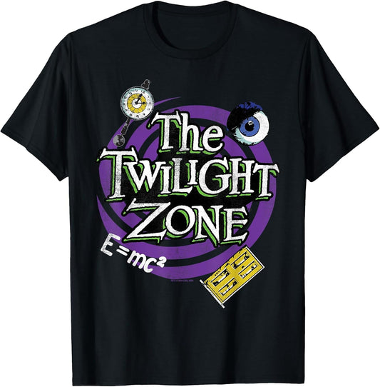 The Twilight Zone Title Halloween Spiral Door Purple