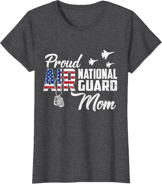 Proud Air National Guard Mom Flag US Family Matching
