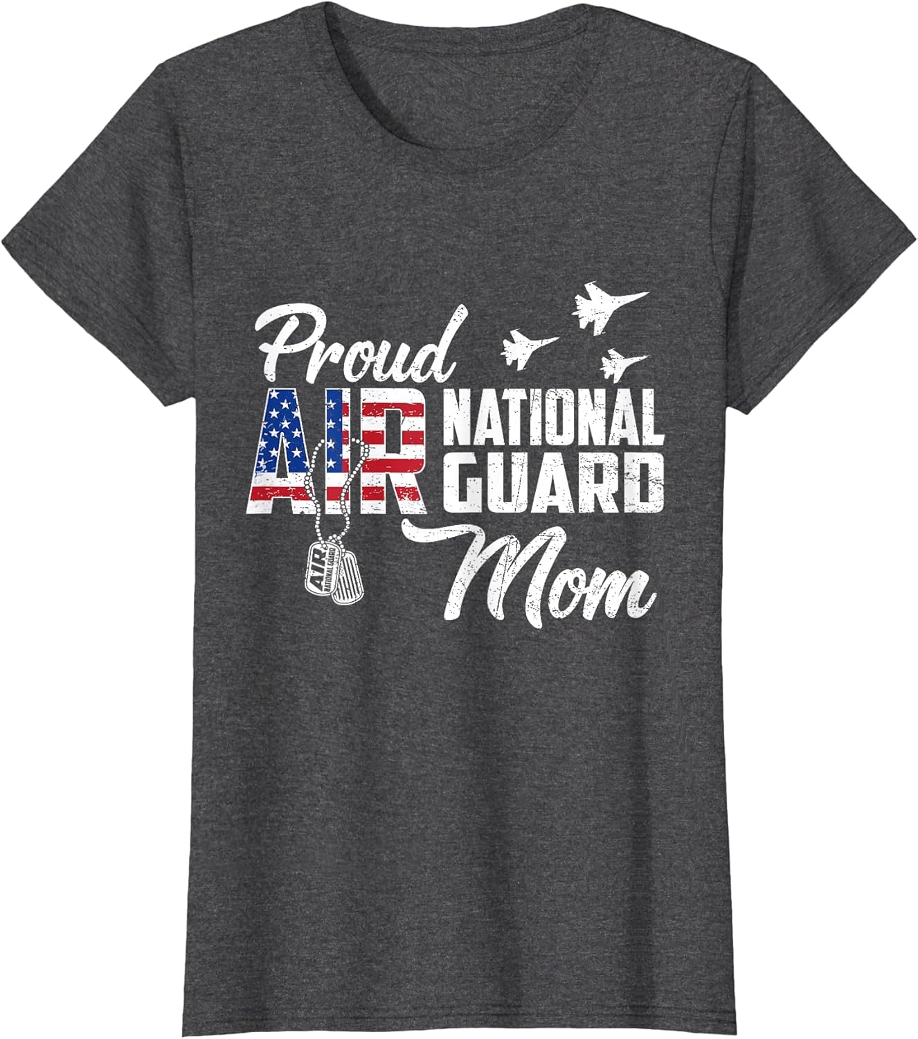 Proud Air National Guard Mom Flag US Family Matching