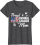 Proud Air National Guard Mom Flag US Family Matching