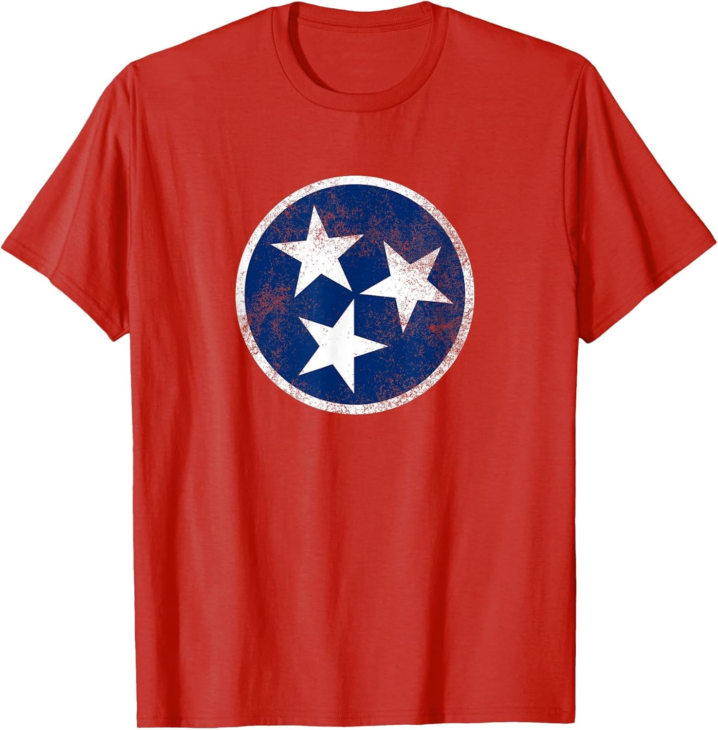Tennessee Flag Tristar Logo Retro Vintage Distressed