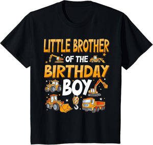 Little Brother of The Birthday Boy Construction Excavator