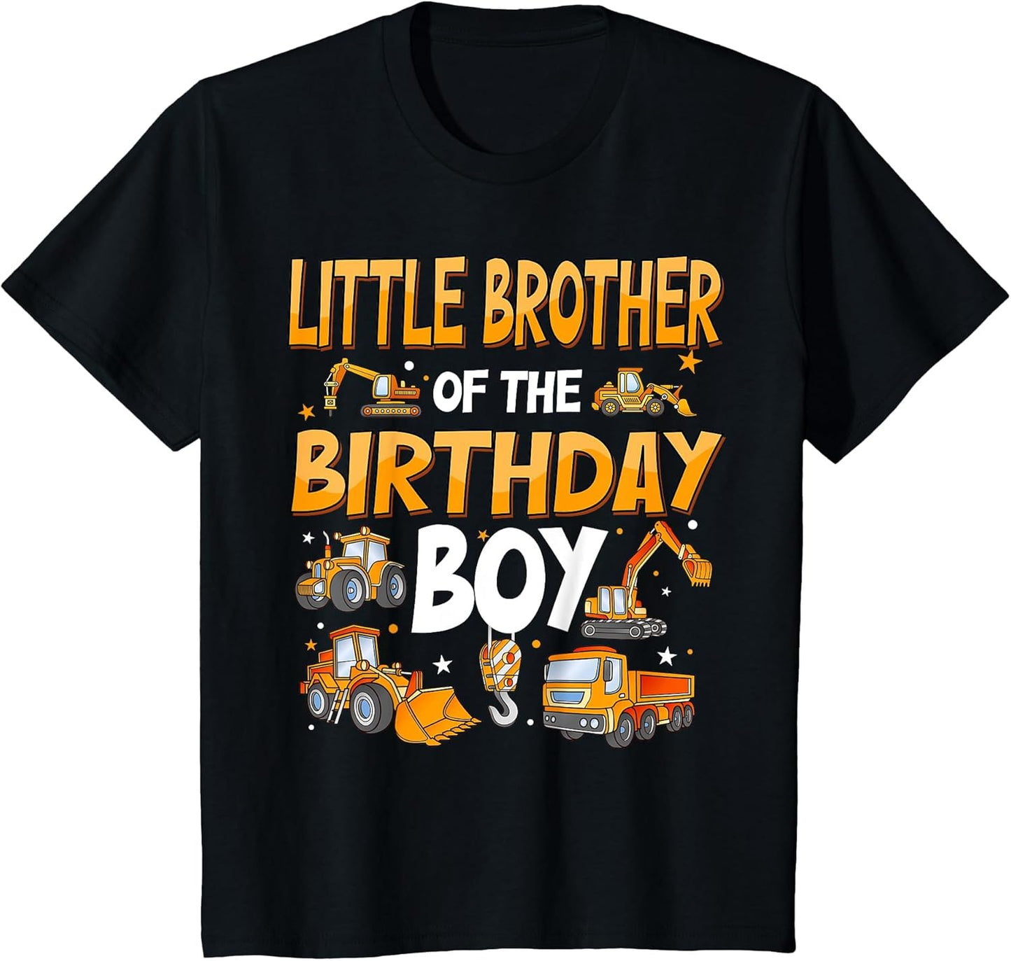 Little Brother of The Birthday Boy Construction Excavator
