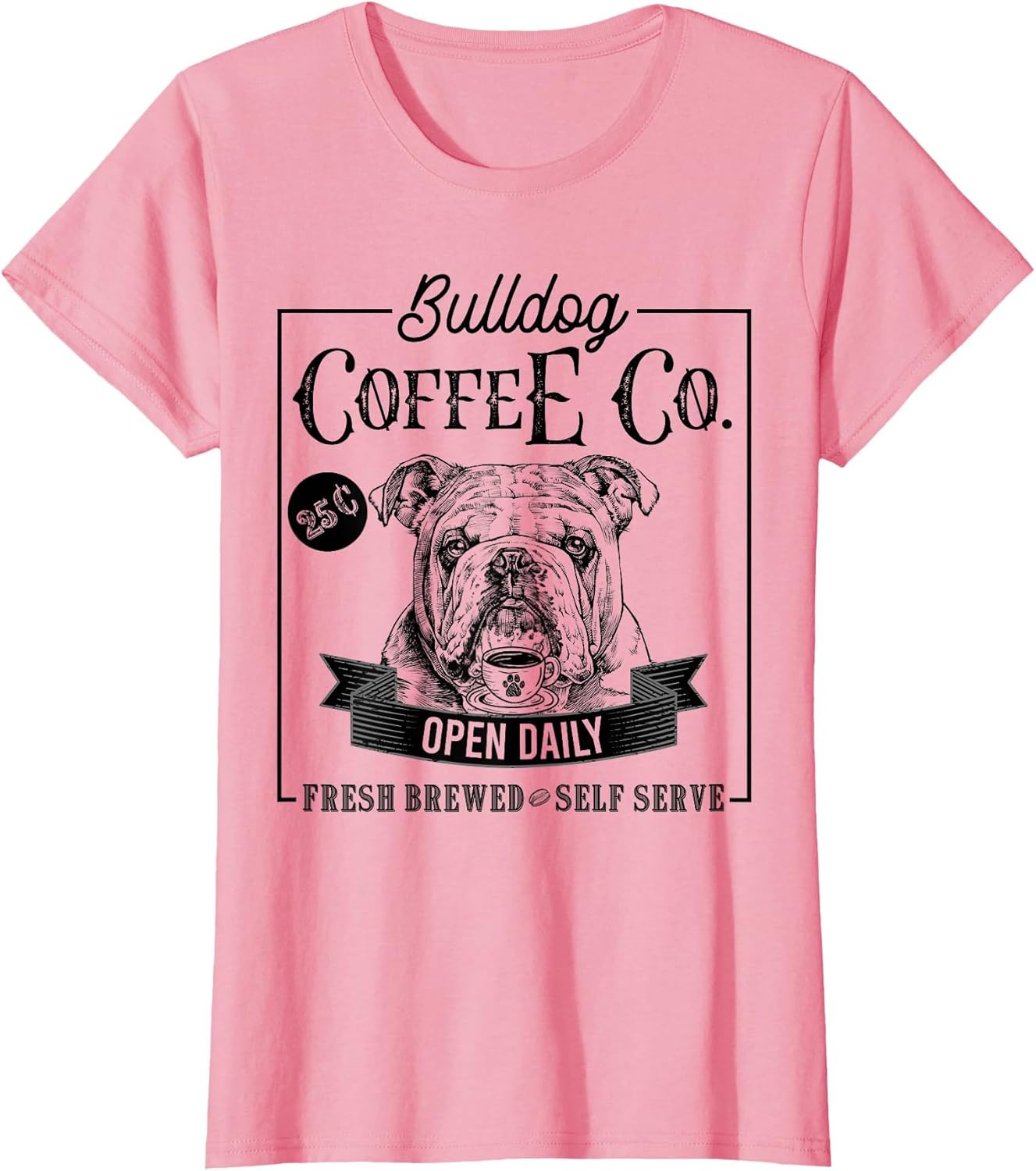 Retro English Bulldog Coffee Funny Dog Mom Coffee Lover