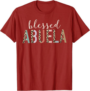 Blessed Abuela Cute Leopard Print