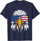 4th of July Bald Eagle Patriotic American Flag Glasses