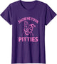 Funny Show Me Your Pitties - Shirt -Pink