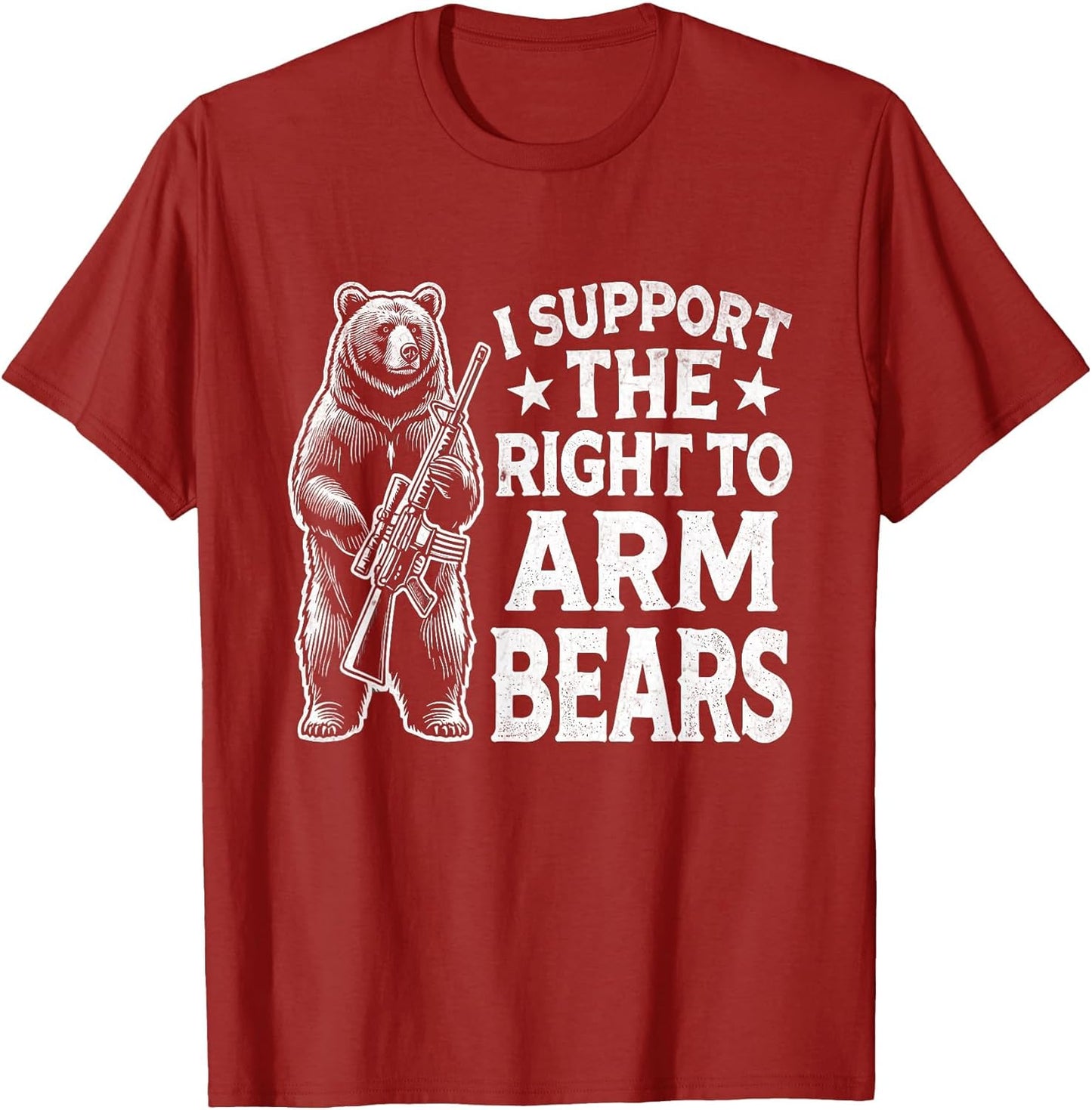 Funny Second Amendment I Support The Right to Arm Bears Men