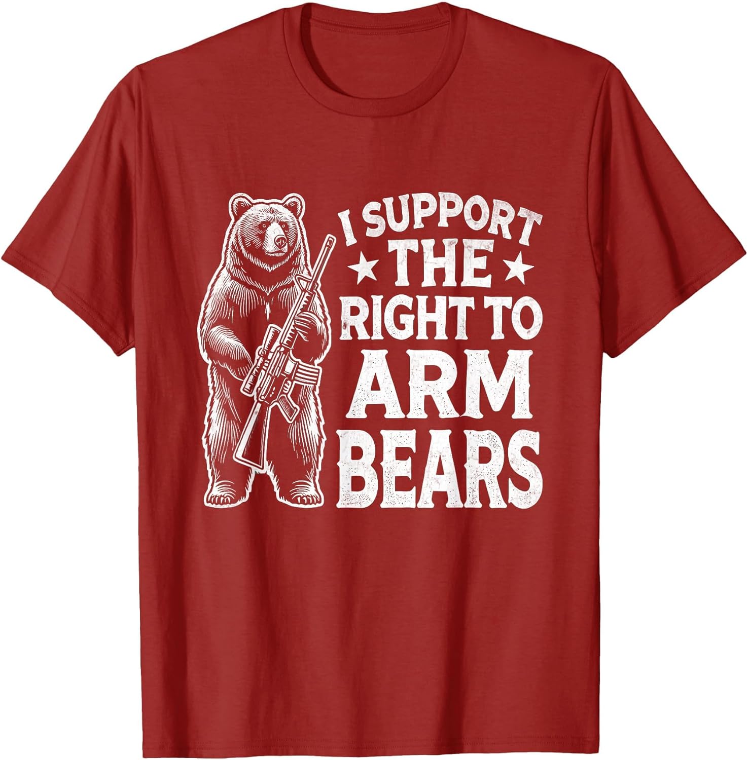 Funny Second Amendment I Support The Right to Arm Bears Men