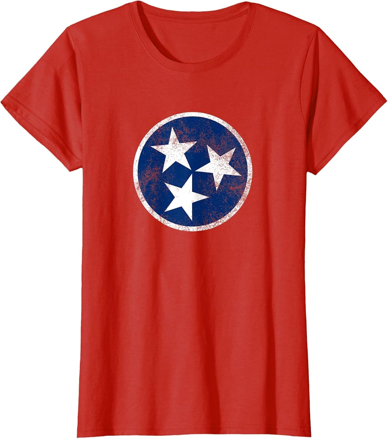 Tennessee Flag Tristar Logo Retro Vintage Distressed