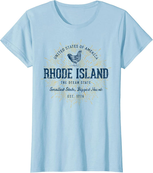 Vintage State of Rhode Island Retro
