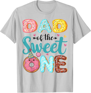 Dad of The Sweet One 1st Birthday Girl Donut Party