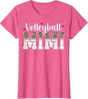 Volleyball Mimi Leopard Grandma Mimi of A Volleyball Player