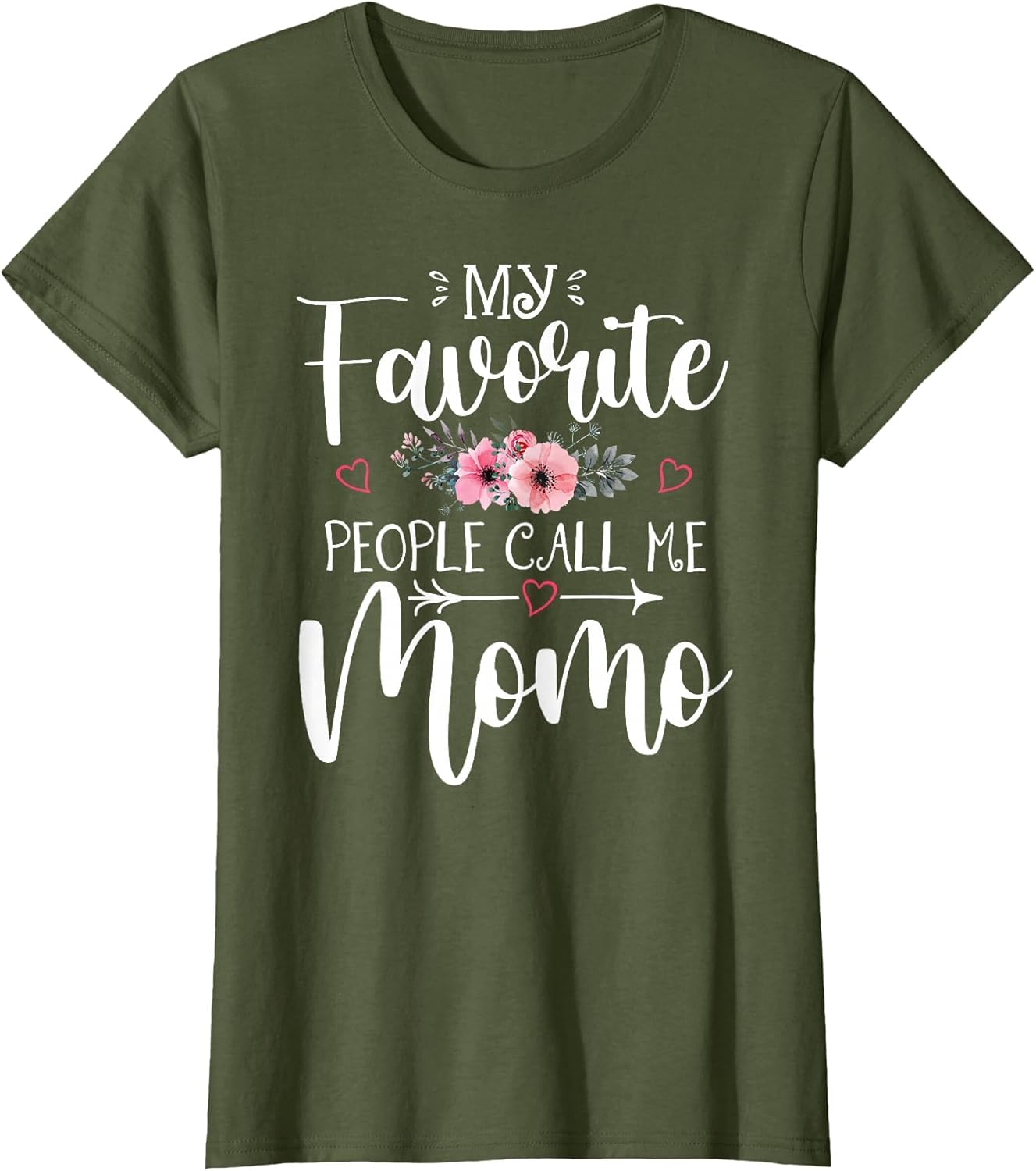My Favorite People Call Me Momo Funny Floral Mother's Day