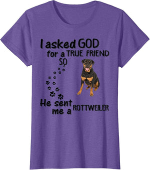 I Asked God for True Friend So He Sent Rottweiler